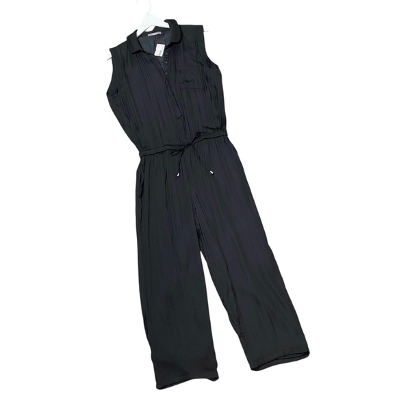 NWT TART Satin Collared Sleeveless Jumpsuit - Picture 2 of 7